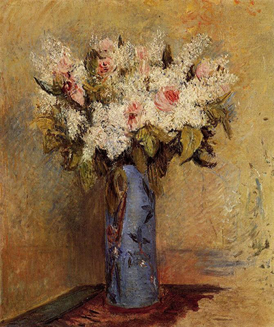 Vase of Lilacs and Roses Pierre-Auguste Renoir